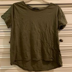 Zara olive green tshirt